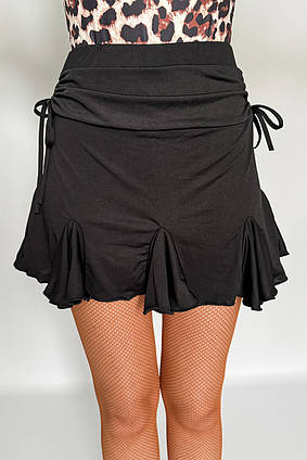 Тренувальна спідниця-шорти латина Joy Apmi чорний M