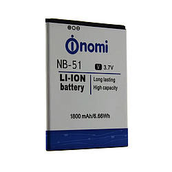 Батарея (акумулятор) Nomi NB-51 Оригінал i500 Sprint 1800 mAh