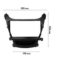 Перехідна рамка 9" Lesko Hyundai Elantra (MD) 2014-2016 Avante (MD) 2013-2015 (7121) 5 шт., фото 4