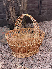 Пасхальна корзина з натуральної лози