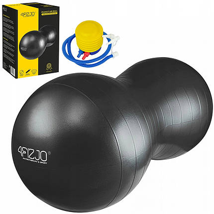 М'яч для фітнесу (арахіс) 4FIZJO Air Ball Peanut 45 x 90 см Anti-Burst 4FJ0282 Poland, фото 1