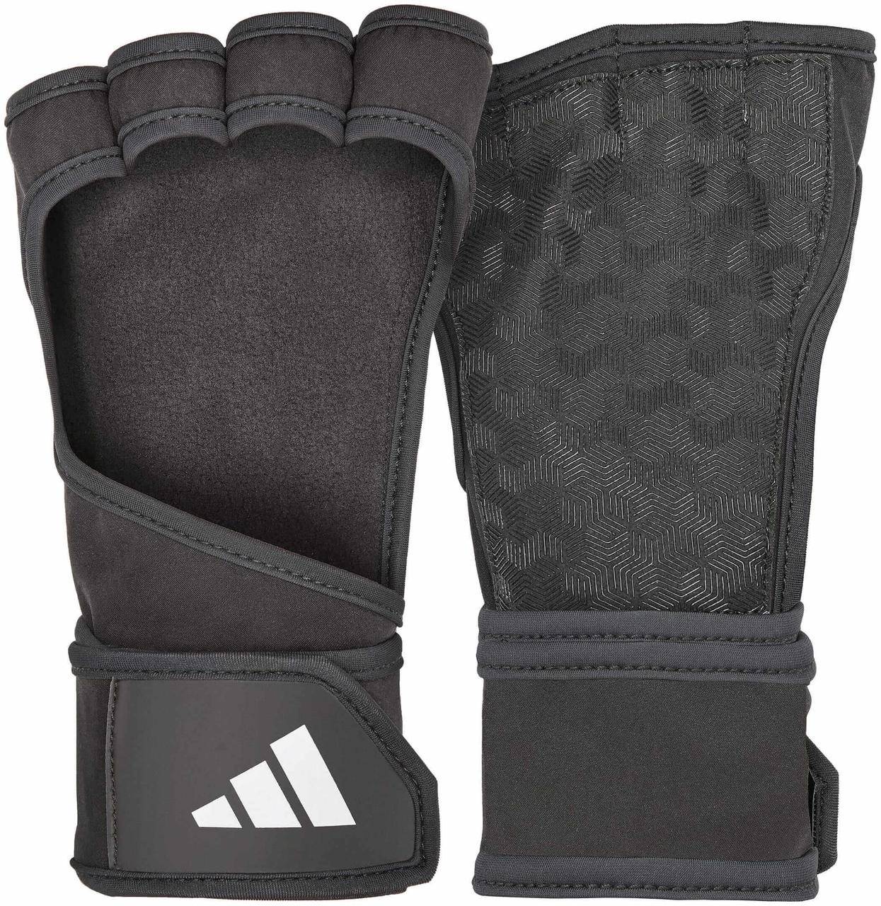 Рукавички для тренінгу Adidas Open Back Training Gloves чорний Уні M
