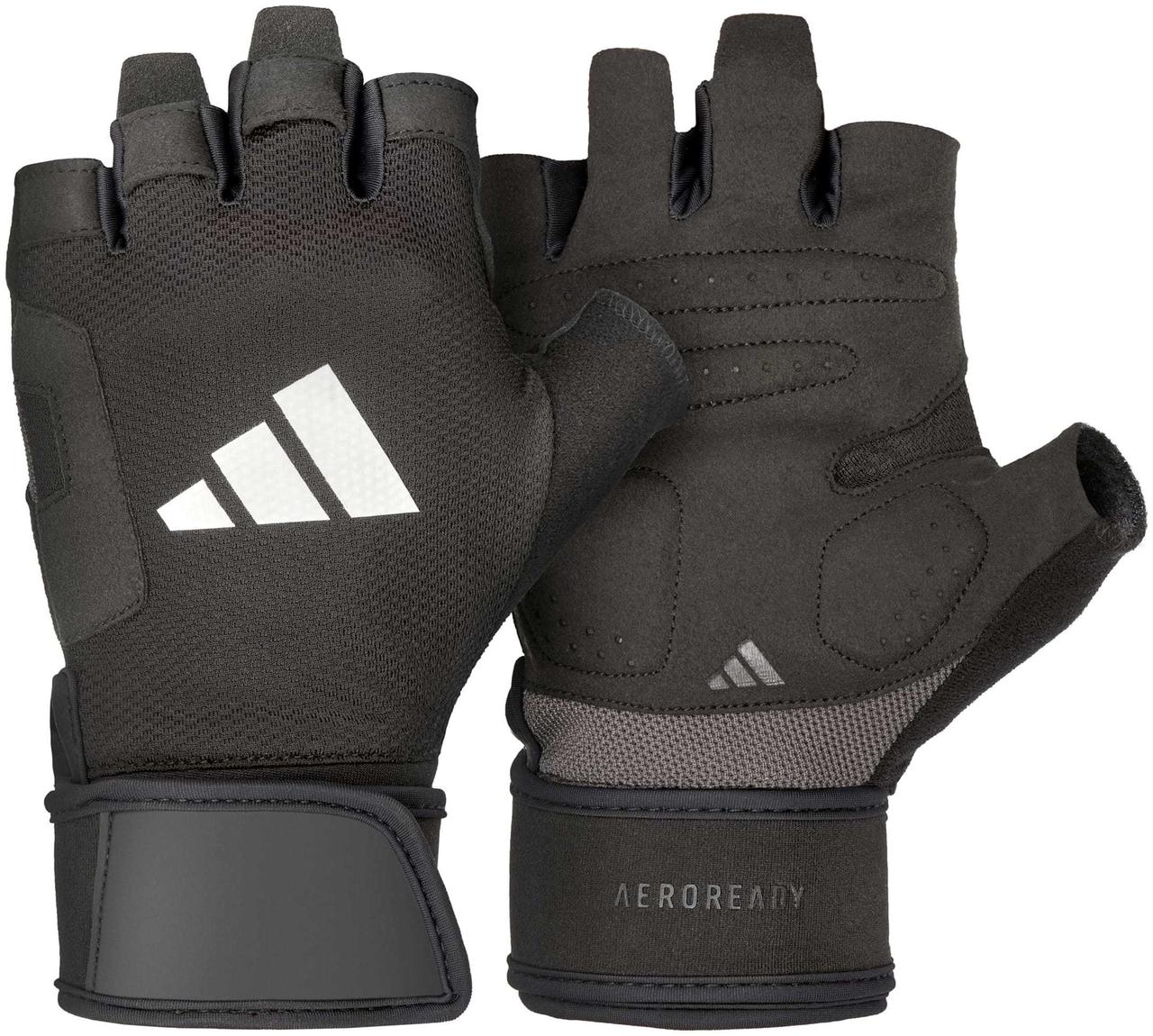 Рукавички для тренінгу Adidas Strength Training Gloves чорний Уні L
