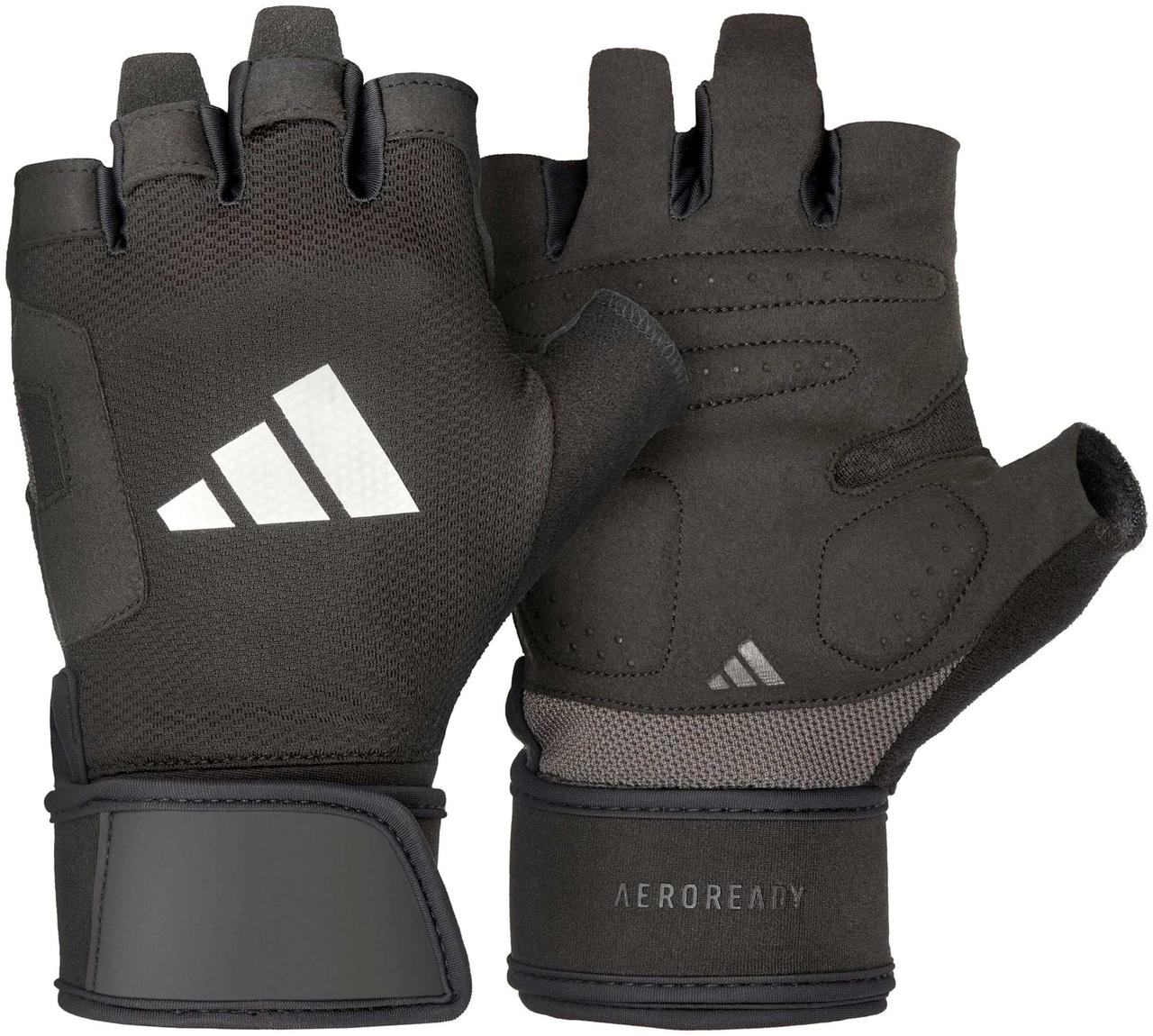 Рукавички для тренінгу Adidas Strength Training Gloves чорний Уні M