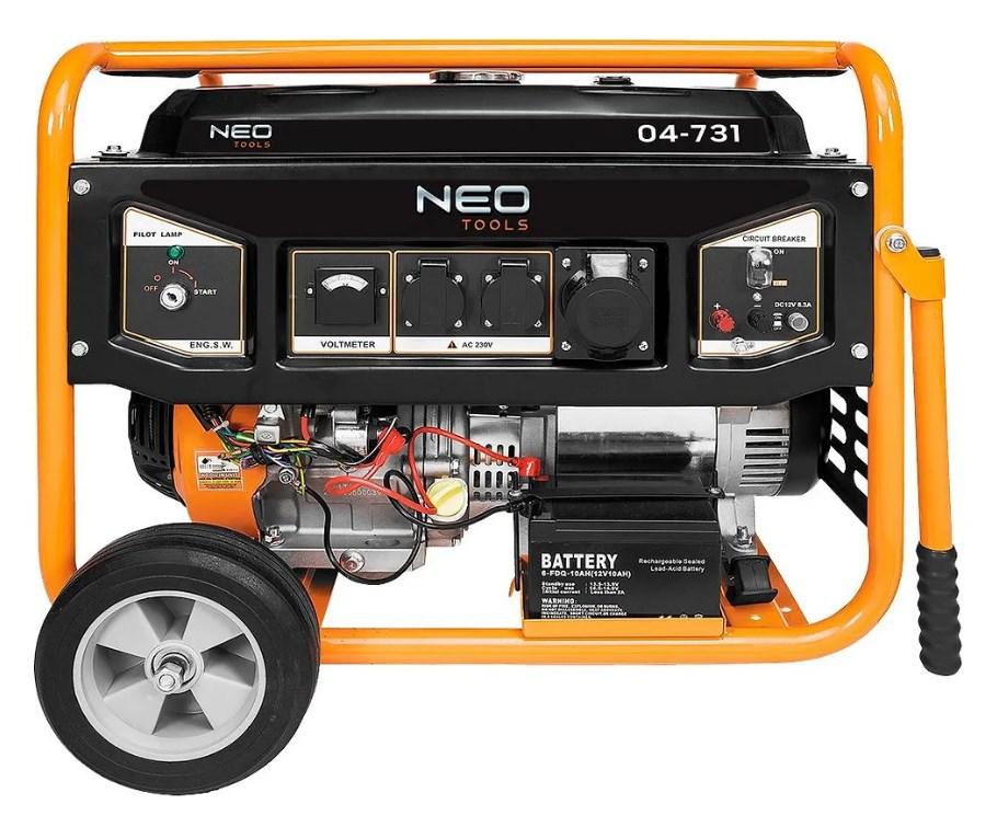 Генератор бензиновий NEO Tools 230 В 6/6.5 кВт (04-731)
