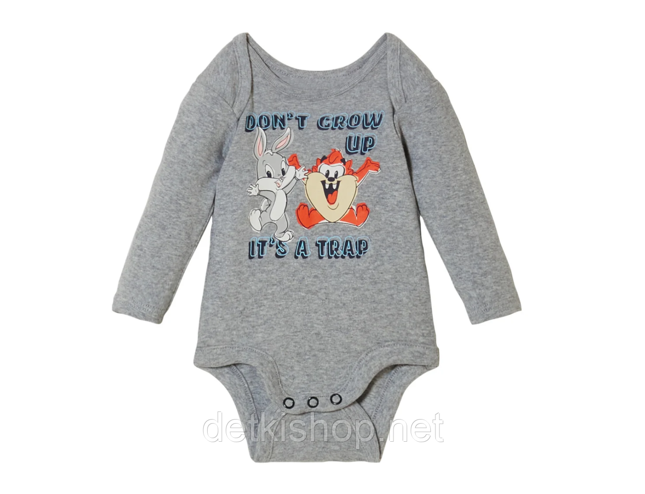 Трикотажний боді з довгим рукавом для хлопчика Looney Tunes