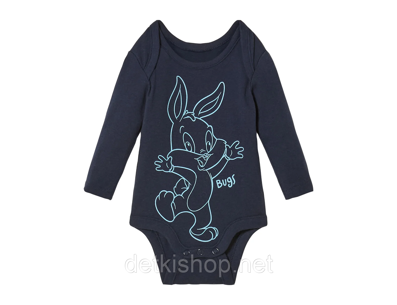 Трикотажний боді з довгим рукавом для хлопчика Багз Банні