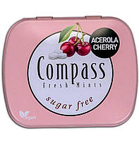 Шуски Compass Fresh mints без цукру вишня 14 г 12 ШТ
