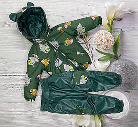 Дитячий демісезонний весняний осінній костюм штани та курточка 104-110 110-116 116-122