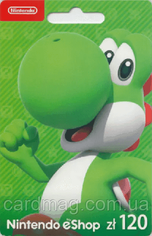 Картка поповнення Nintendo eShop на 120 ZL (Польща) / Gift card — 120 ZL (PLN), фото 1