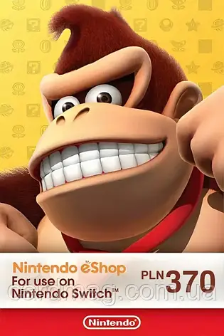 Картка поповнення Nintendo eShop на 370 ZL (Польща) / Gift card — 370 ZL (PLN), фото 1