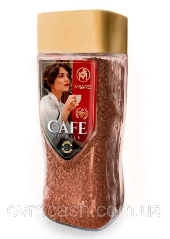 Кава розчинна Milaro Cafe Soluble 200 грам 6/ящ, фото 1