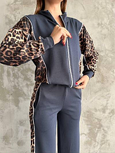 Жіночий спортивний костюм, приємна тканина розмір S-XXL, колір показаний на картинці в пачці від 5 шт.