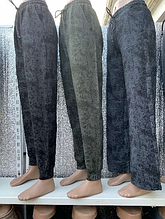 Жіночі спортивні штани на манжеті тканина бавовна розмір s-2xl мікс кольорів у пачці від 5 шт.