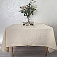 Святкова скатертина на льоні 180*140см, фото 2