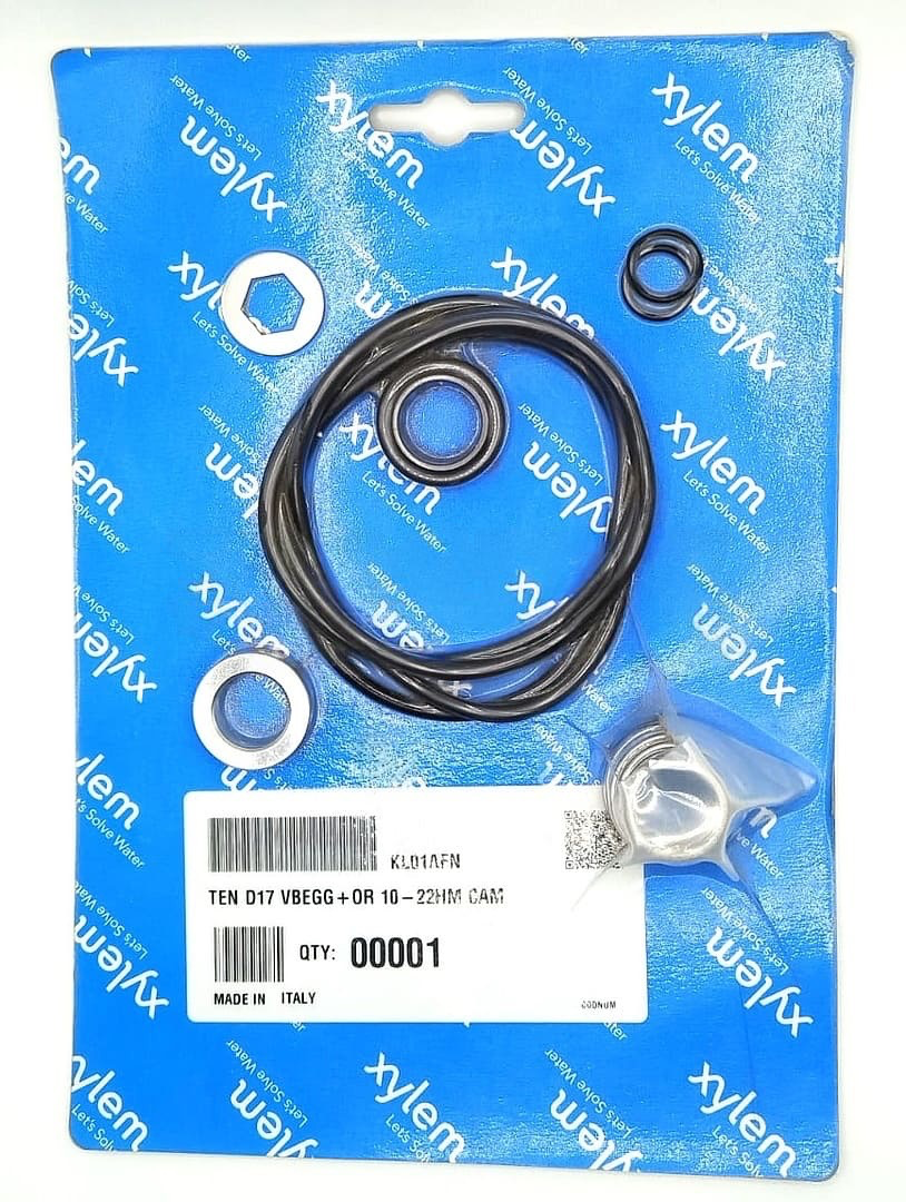 Ремкомплект на насос Lowara Ущільнення валу D17 VB3E2GG+OR насосу 10-22HM, фото 1