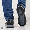 Кросівки чоловічі чорні з пресованої шкіри, фото 6
