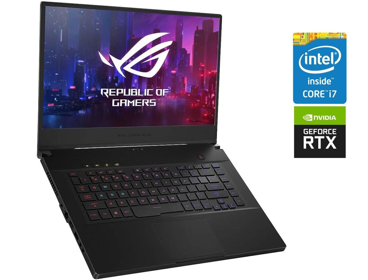Ігровий ноутбук Б-клас Asus ROG Zephyrus GU502GW/ 15.6" 1920x1080/ i7-9750H/ 16GB RAM/ 500GB SSD/ RTX 2070 8GB