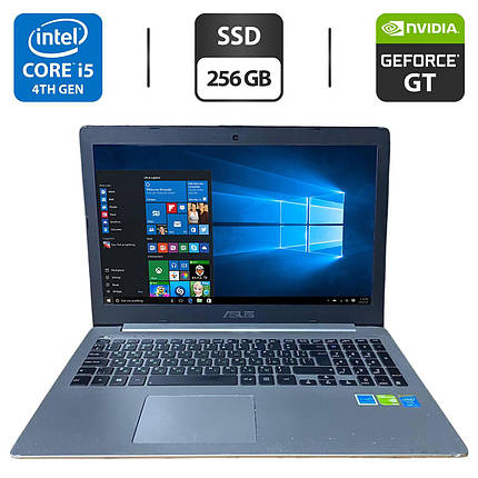 Ноутбук Б-клас Asus R553L/ 15.6" (1366x768)/ Core i5-4200U/ 8 GB RAM/ 256 GB SSD/ GeForce GT 740M 2GB, фото 1