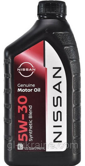 Моторна олива Nissan Genuine Motor Oil 5W-30, 946 мл (999PK005W30N)