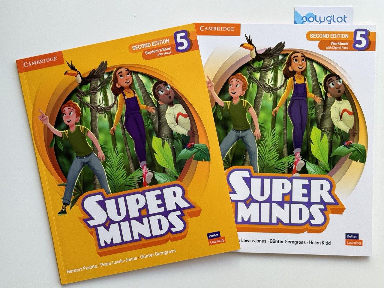 Комплект Super Minds Second Edition 5 Student's Book + Workbook
