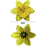 Штучні квіти букет бордюрні нарциси, 18см, фото 6