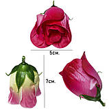 Штучні квіти букет атласних бутонів Греція, 48см, фото 5