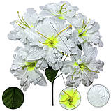 Штучні квіти букет іриси, 37см, фото 2