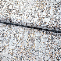 Шпалери вінілові 10.05 × 1.06 м Слов’янські шпалери 3808-02, сірі, графітові у вітальню, спальню, коридор, офіс, кімнату, кабінет