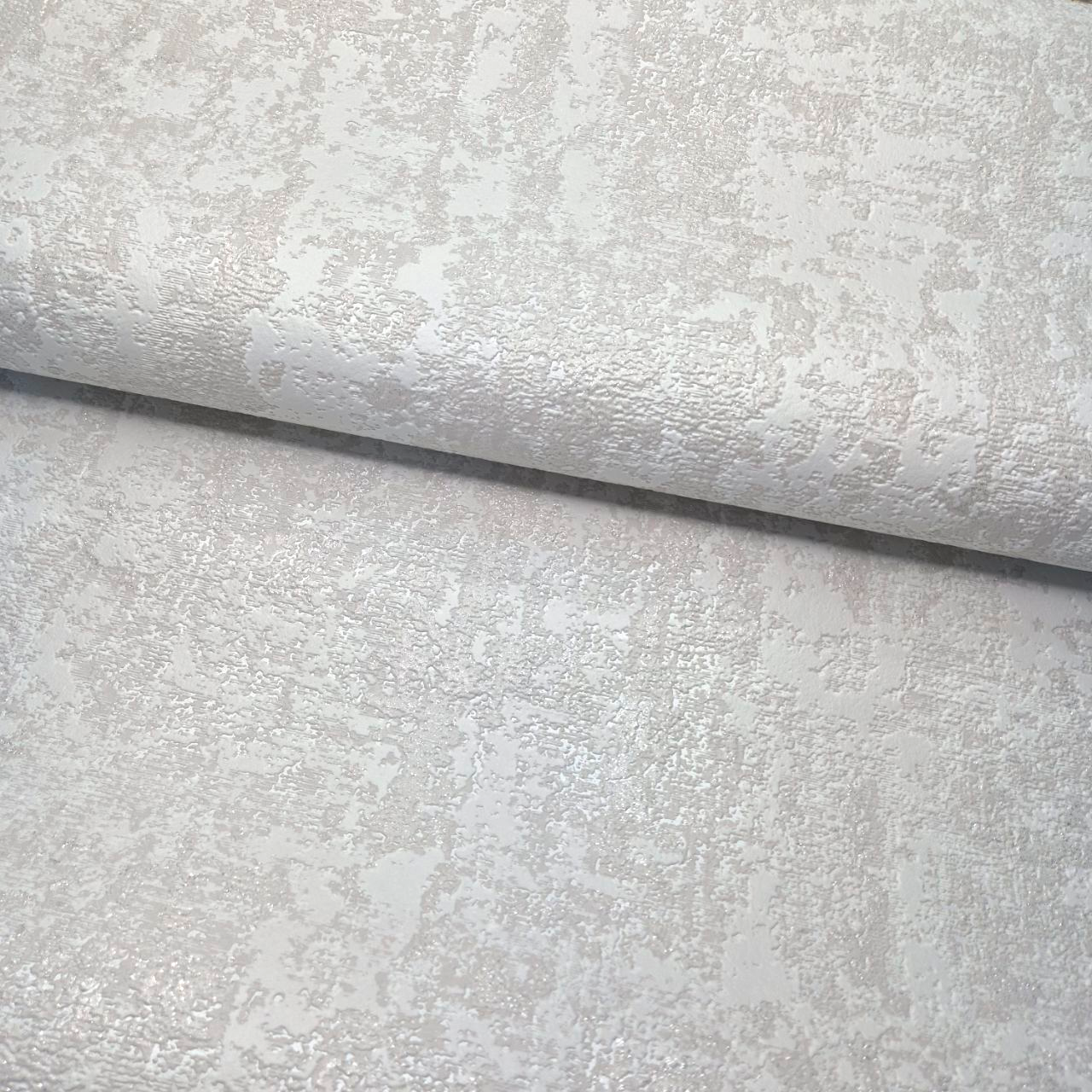 Шпалери вінілові 10.05 × 1.06 м Слов’янські шпалери 3808-01,однотонні бежеві в спальню, вітальню, зал, коридор, кімнату, фото 1