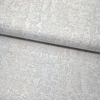 Шпалери вінілові 10.05 × 1.06 м Слов’янські шпалери 3808-01,однотонні бежеві в спальню, вітальню, зал, коридор, кімнату