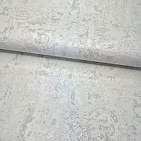 Шпалери вінілові 10.05 × 1.06 м Слов'янські шпалери 3808-10, білі для спальні, вітальні, кухні, коридору