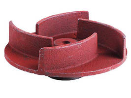 Крильчатка мотопомпи (для 30,80) 4 лопаті, під шпону діаметр 19 мм (тип 2) YBX