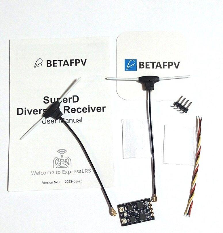 Модуль з рознесенням BETAFPV SuperD ELRS 2.4G з 2хТ-антенами