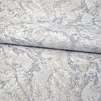 Шпалери вінілові 10.05 × 1.06 м Слов’янські шпалери 3809-10,сірі мармур в спальню, вітальню, коридор, зал, офіс, кімнату