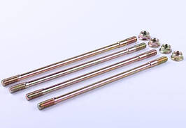 Шпильки + гайки, к-т: 4 шт. - 125/150CC