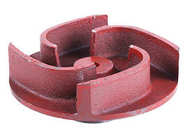 Крильчатка мотопомпи 4 лопаті, під шпону діаметр 20 мм YBX