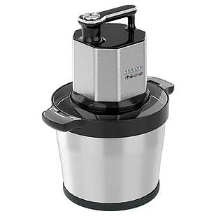 Чопер подрібнювач 800 Вт з чашею на 4,5 літрів 6 лез м'ясорубка Sokany SK-06033