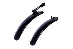 Крила 24-29" Пластик швидкознімне, кріпл. на горилу XGNB-096 чорний без стійки під фетбайк