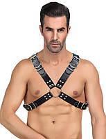 Портупея мужская из искусственной кожи черная Star Night размер One Size Talla