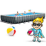 Басейн каркасний прямокутний 8в1 INTEX 26374, 975 x 488 x 132 см, фото 8