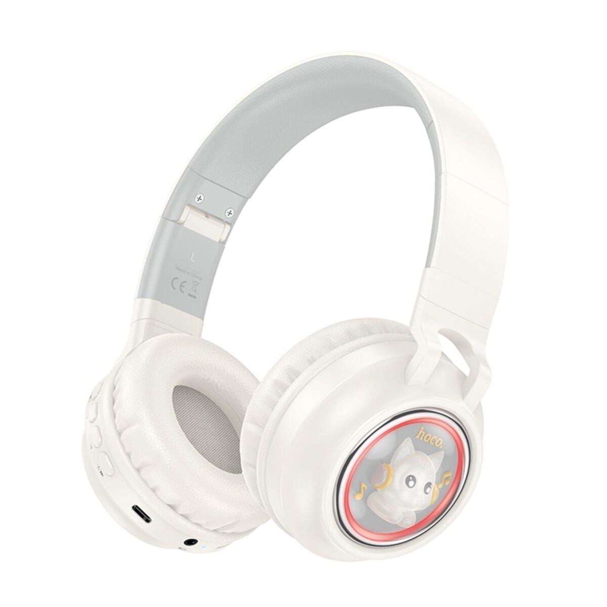 Навушники HOCO W50 Cute fun BT headphones Milky white