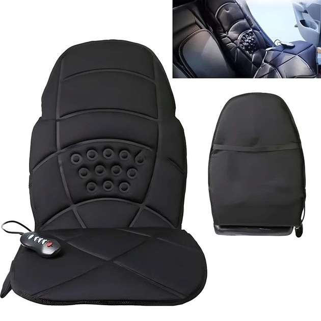 Масажна накидка на крісло CUSHION HL-889 з підігрівом та пультом управління DY-53