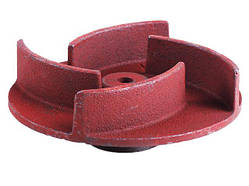 Крильчатка мотопомпи (для 30,80) 4 лопаті, під шпону діаметр 19 мм (тип 2) YBX