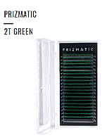 Вії SCULPTOR PRIZMATIC Green 2T, мікс, 20 ліній