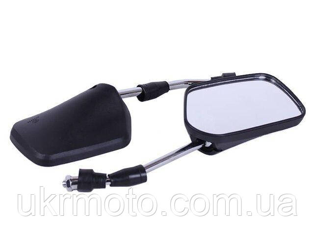 Дзеркала квадратні ТАТА на мопед Дельта, М8, к-т: 2 шт., фото 1