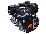 Двигун бензиновий 177FE TTG (під шпонку, 25 мм) 9 л.с. з електростарером, фото 3