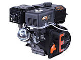 Двигун бензиновий 188FE TTG (під шпонку, 25 мм) 13 к.с. з електростарером, фото 3