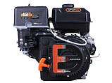 Двигун бензиновий 188FE TTG (під шпонку, 25 мм) 13 к.с. з електростарером, фото 5