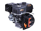 Двигун бензиновий 192FE TTG (під шпонку, 25 мм) 16 к.с., з електростарером, фото 3